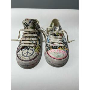 Vetements Graffiti Low Top Sneakers Size 4.5 US